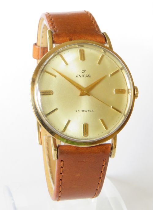 fig 1. Gents 1960s Enicar wrist watch