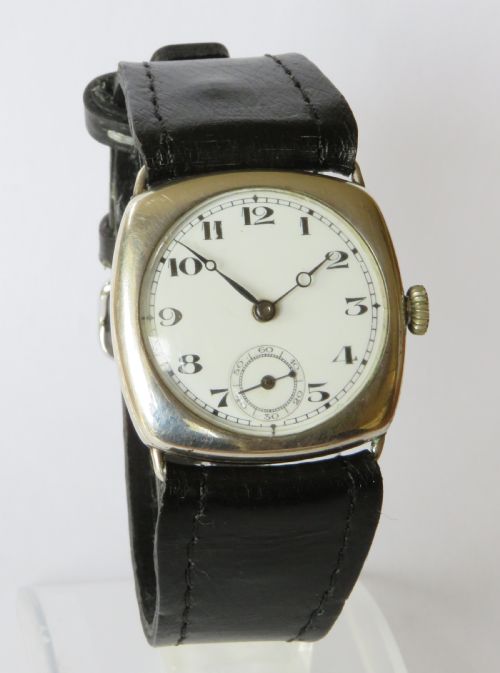 fig 1. Gents silver wrist watch, 1926