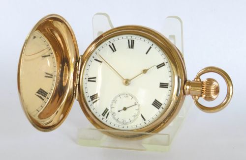 Antique Waltham Traveler Full Hunter Pocket Watch, 1905