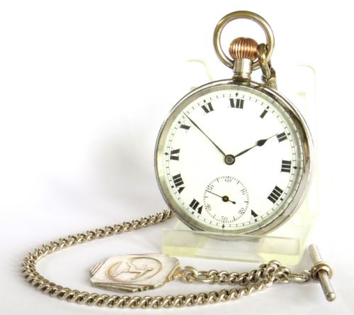 1920s Pocket Watch and Chain