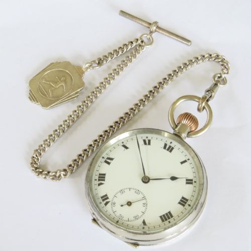 fig 1. 1920s pocket watch and chain