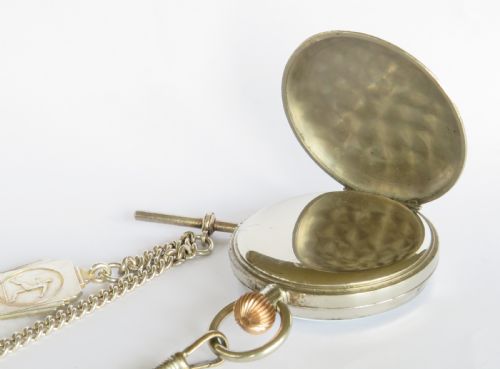 fig 2. 1920s pocket watch and chain