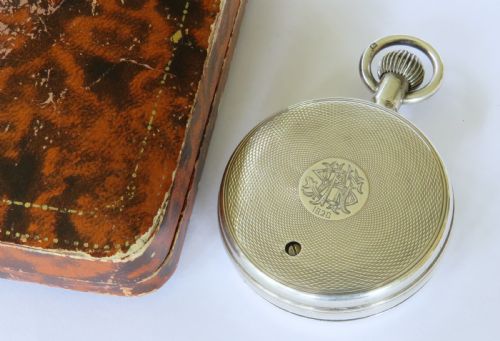 fig 3. Antique silver hot air balloonist’s pocket barometer / altimeter