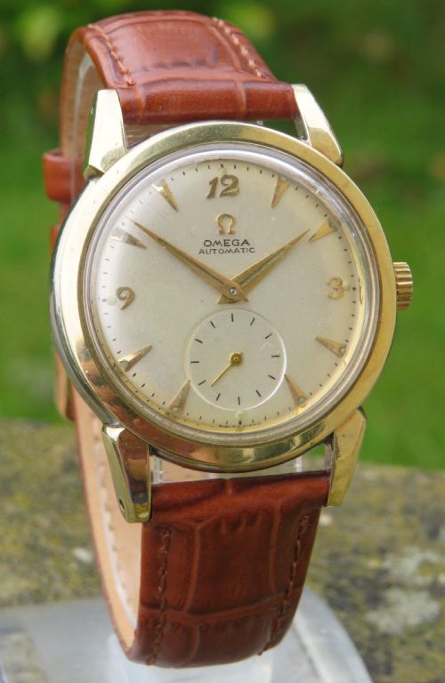 fig 1. Gents Omega gold capped wrist watch, 1950