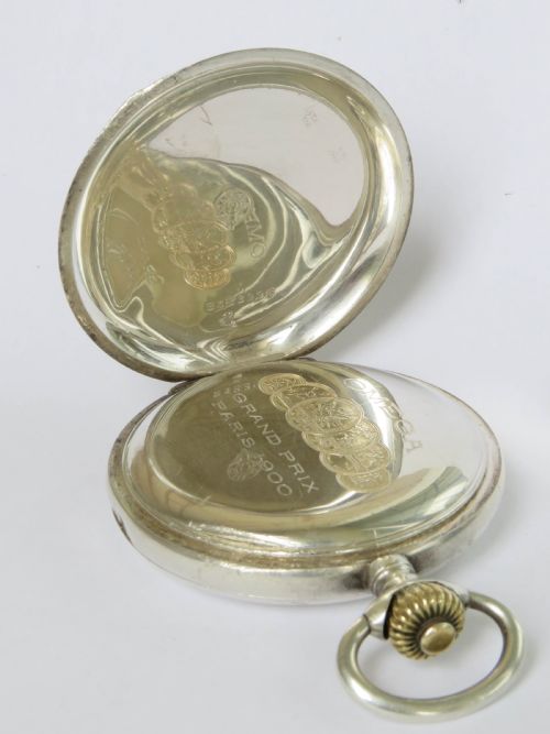 fig 1. Antique Omega full hunter pocket watch