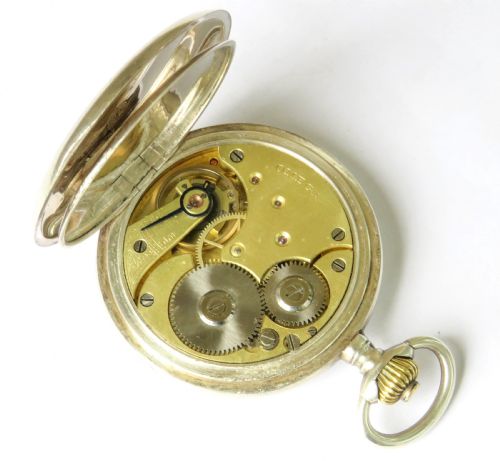 fig 2. Antique Omega full hunter pocket watch