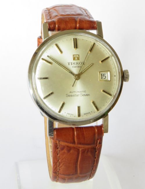 fig 1. Gents Tissot Seastar Seven automatic watch, 1969