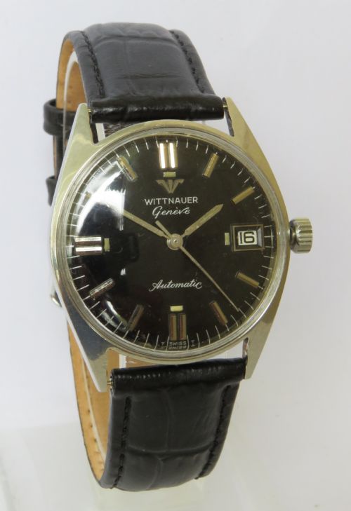 fig 1. Gents 1960s Wittnauer automatic wrist watch