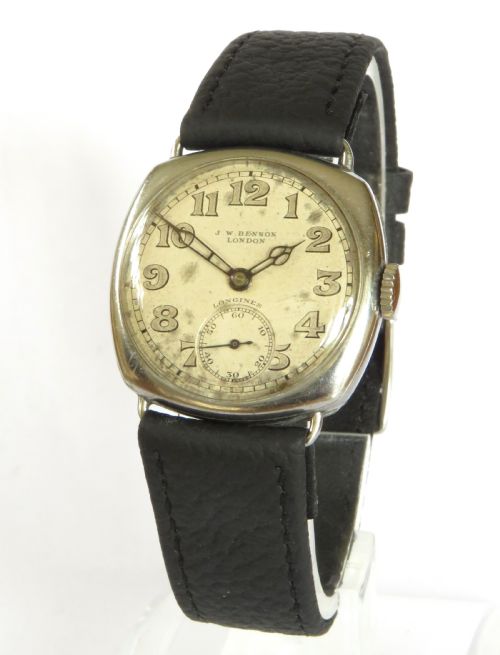 Gents Longines Wrist Watch for J W Benson, 1933