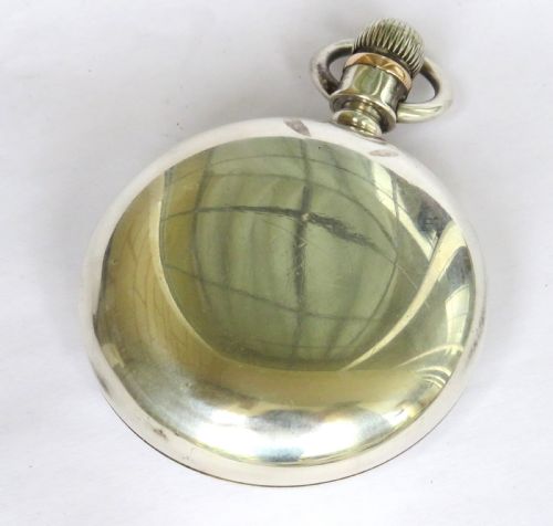 fig 3. Antique silver Aurora Watch Co pocket watch, 1885
