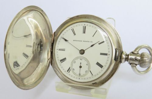 Antique Hampden Watch Co Lakeside Full Hunter Pocket Watch