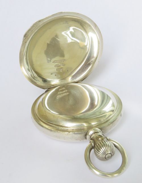 fig 3. Antique Hampden Watch Co Lakeside full hunter pocket watch