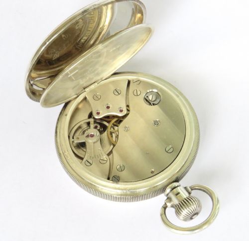 fig 2. 1940s silver Smiths pocket watch