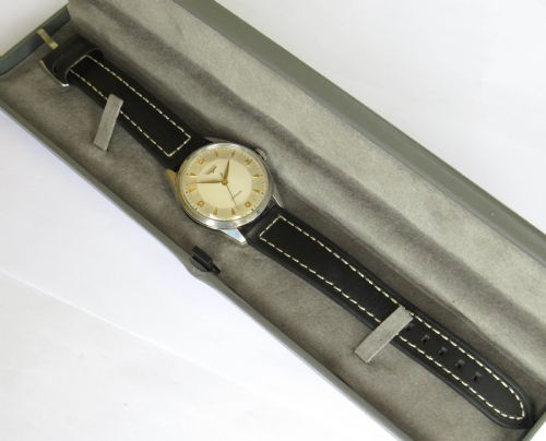 fig 1. Gents Longines wrist watch, 1957