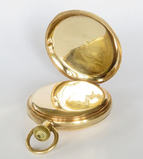 fig 2. Antique Waltham Royal full hunter pocket watch