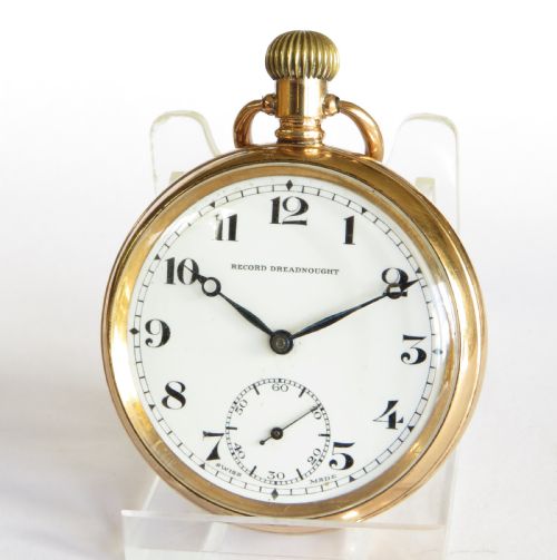 Record Dreadnought ‘Trenton’ Pocket Watch