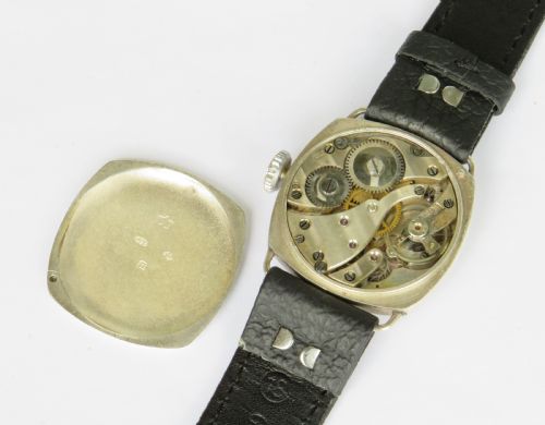 fig 2. Gents silver wrist watch, 1928