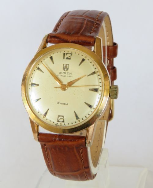 Gents Buren Grand Prix Wrist Watch, C1960