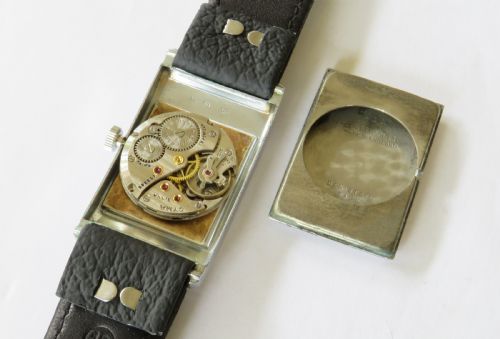 fig 2. 1940s Cyma wrist watch for J W Benson
