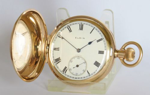 Antique Elgin Full Hunter Pocket Watch, 1930