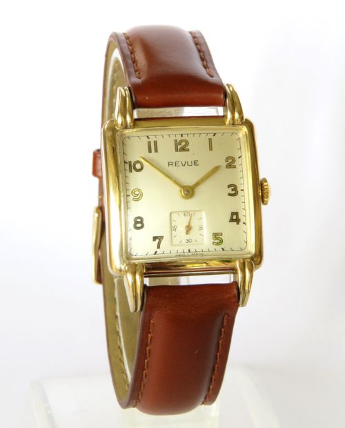 fig 1. Gents 1950s Revue wrist watch