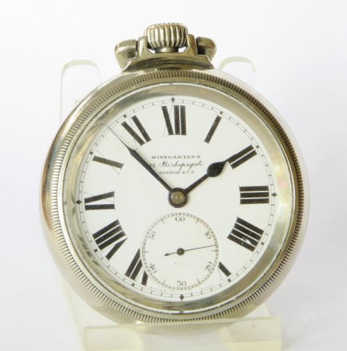 fig 1. 1930s Cortebert pocket watch, Winegartens Railway Regulator