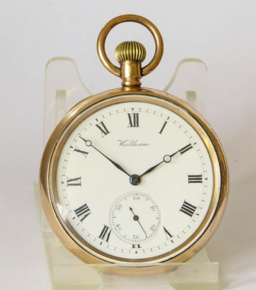 fig 1. Antique Waltham pocket watch, 1903, Bolton