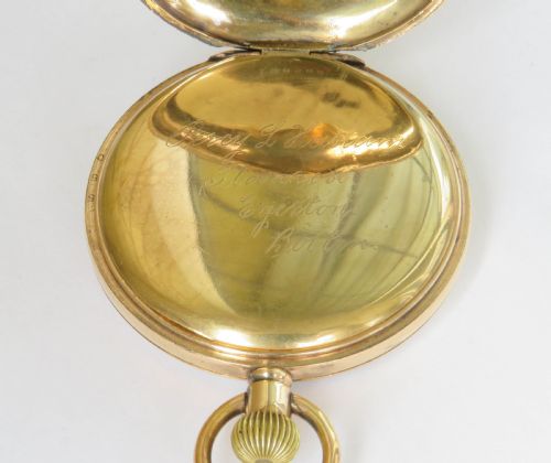 fig 2. Antique Waltham pocket watch, 1903, Bolton