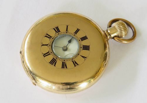 Antique Waltham Half Hunter Pocket Watch