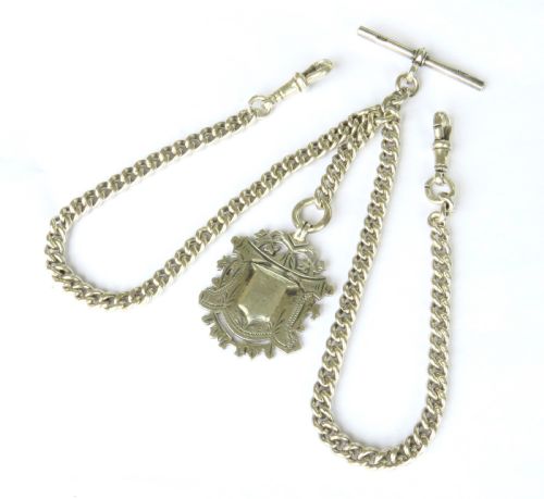 Antique Silver Pocket Watch Albert, 1903