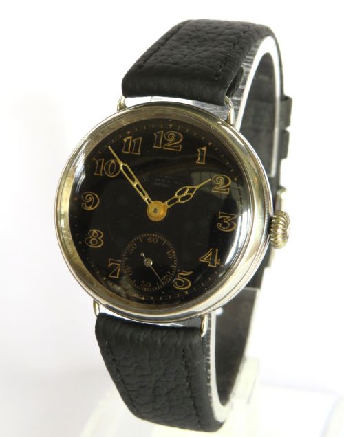Ww1 Silver Lawrence & Mayo Gents Wrist Watch
