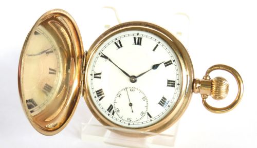1920s Swiss Full Hunter Pocket Watch
