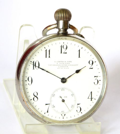 fig 1. Antique Longines pocket watch for S Smith & Son