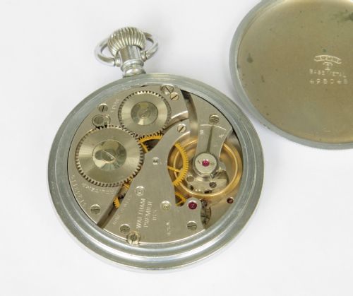 fig 2. WW2 Waltham Premier military pocket watch
