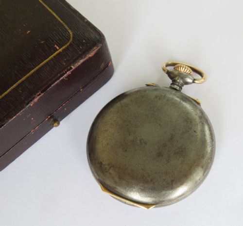 fig 3. Antique “Ghandi” Zenith alarm pocket watch