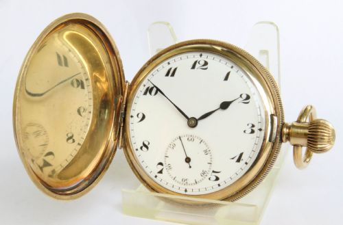 1920s Bulla Full Hunter Pocket Watch