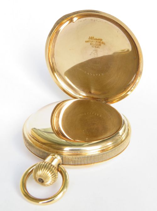 fig 2. 1920s Bulla full hunter pocket watch