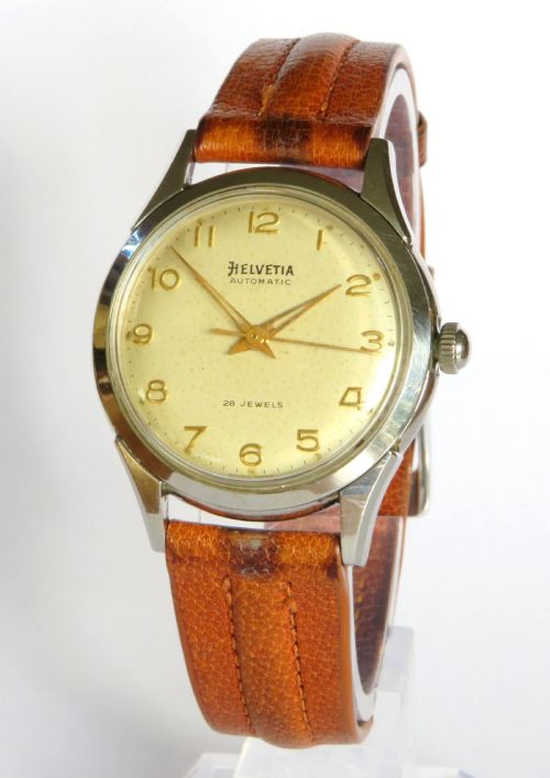 Gents 1950s Helvetia Automatic Wrist Watch