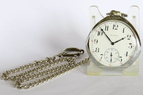 1924 Elgin Pocket Watch and Chain