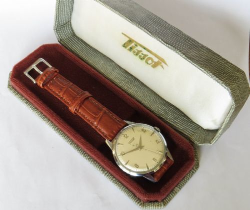 fig 1. Gents Tissot wrist watch, 1959