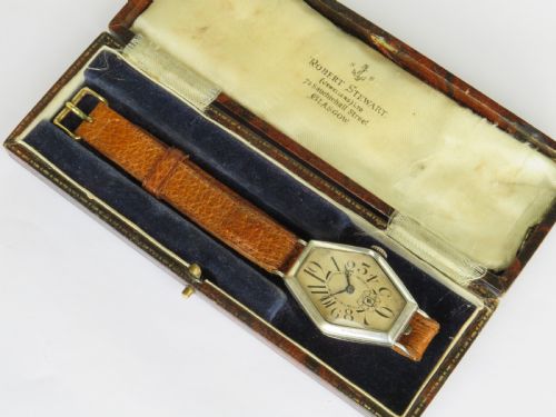 Antique Silver Art Deco Wrist Watch