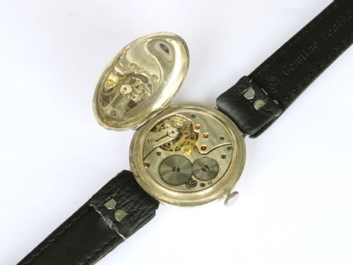 fig 2. Gents J W Benson silver wrist watch, 1927