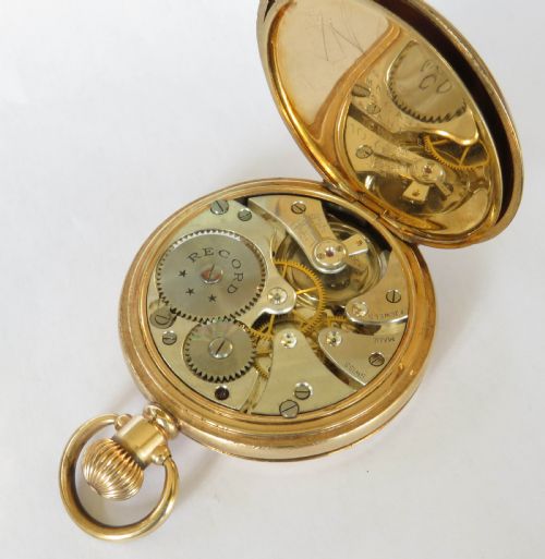 fig 2. 1930s Record full hunter pocket watch
