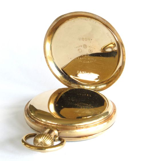 fig 2. 1930s Cyma pocket watch and chunky chain