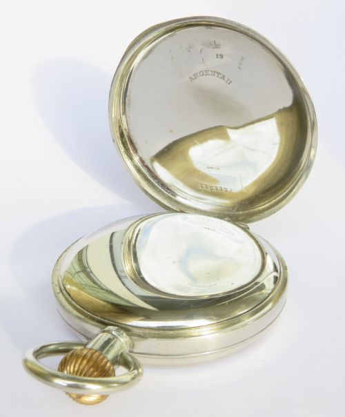 fig 2. Antique Doxa goliath pocket watch, c1910s