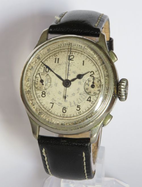 Gents 1920s/30s Hahn Landeron Pilots Chrono Watch