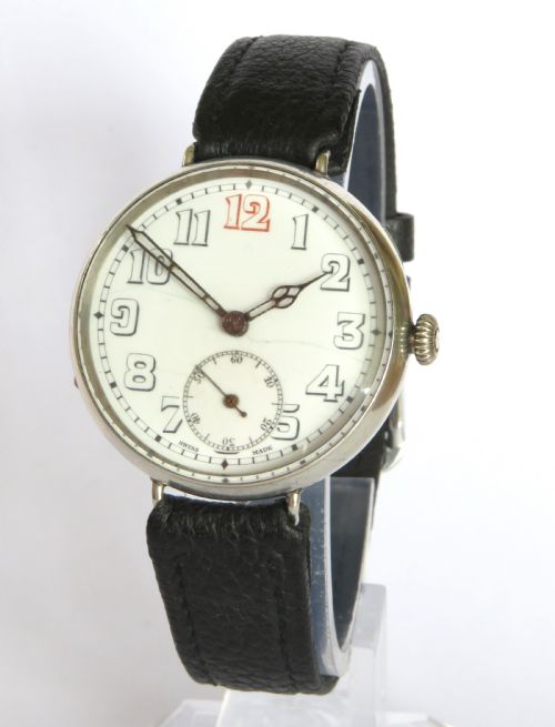 Gents Ww1 Silver Trench Watch, 1915