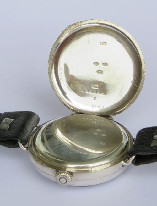 fig 2. Gents WW1 silver trench watch, 1915