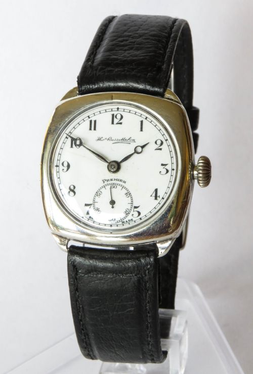 Gents Silver Thomas Russell Premier Wrist Watch, 1935