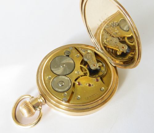 fig 2. 1930s Selezi full hunter pocket watch